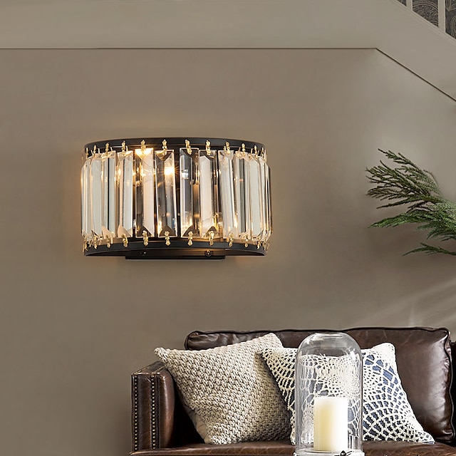  Lightinthebox wandlampen kristal moderne Scandinavische stijl wandlampen wandkandelaars led woonkamer eetkamer glazen wandlamp 110-240 v