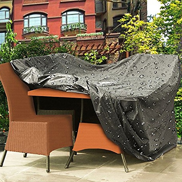  έπιπλα κήπου εξωτερικού χώρου αδιάβροχο κάλυμμα oxford βροχής τραπέζι καρέκλα καταφύγιο προστατευτικό κάλυμμα πλάτης καρέκλας προστατευτικό κάλυμμα επίπλων