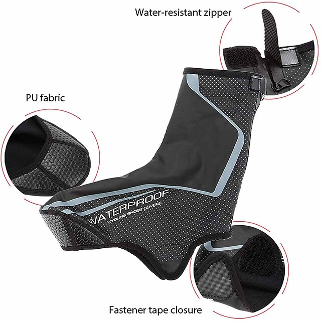 waterproof cycling shoe covers winter road bike overshoes thermal warm