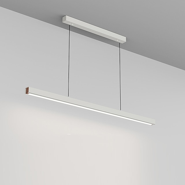  80/100 cm linie design pandantiv candelabru birou aluminiu finisaje modern 110-240 v