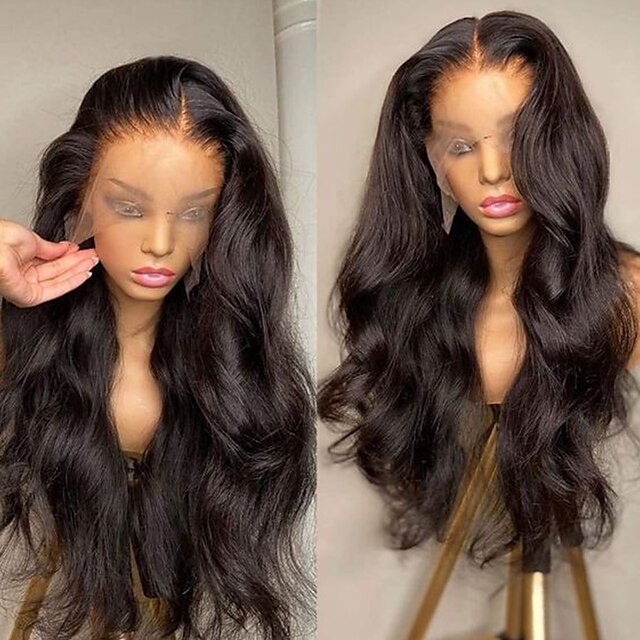 Beauty & Hair Wigs & Hair Pieces | 150% 180% 13x6 Lace Transparent Body Wave Lace Frontal Human Hair Wig For Black Women Density