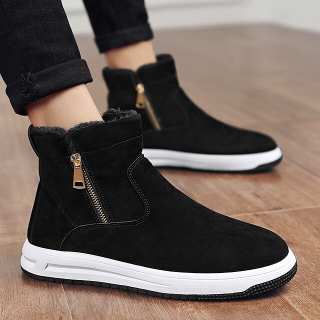 Hombre Botas Botas de nieve Clásico Británico Diario Exterior Zapatos de  Paseo Cuero Sintético Botines / Hasta el Tobillo Negro Gris Invierno  Primavera 8874681 2022 – $53.35