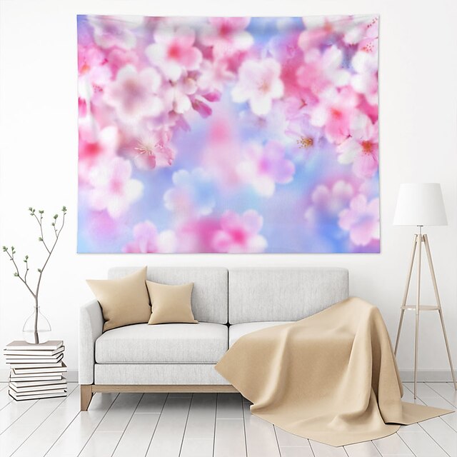 Home & Garden Home Decor | Blossom Wall Tapestry Art Decor Blanket Curtain Hanging Home Bedroom Living Room Decoration Polyester