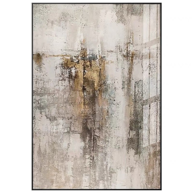 Oil Painting Hand Painted Vertical Abstract Landscape Contemporary ...