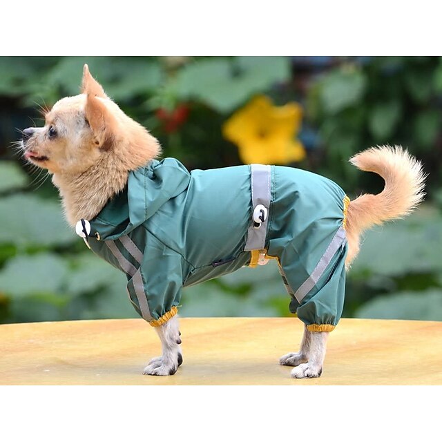  犬 レインコート 子犬の服 レインジャケット 防水 防風 防水 アウトドア 犬服 for ブルドッグ 柴犬 パグ チワワ Small