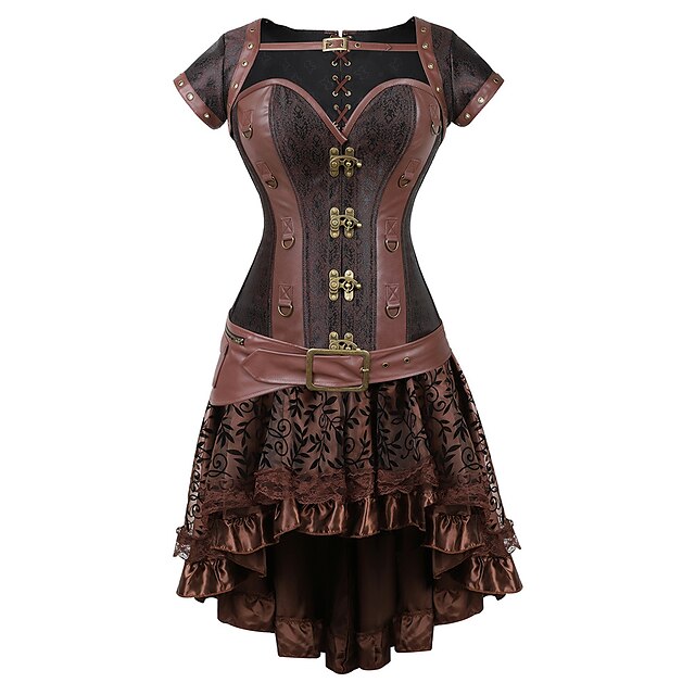 Punk & Gothic Vintage Inspired Medieval Steampunk Skirt Corset Outfits ...