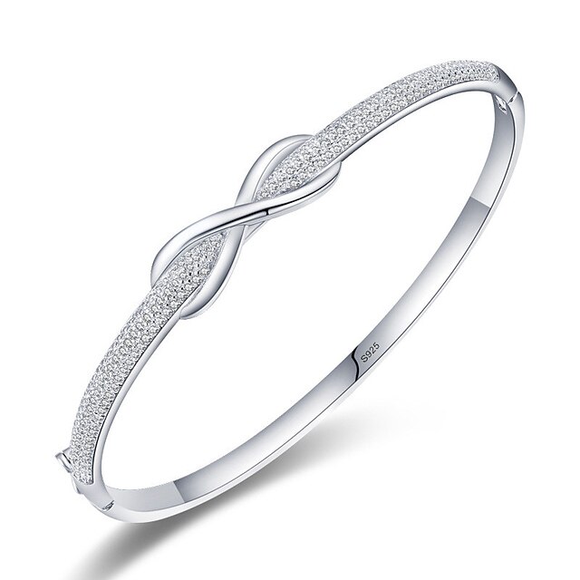 Bowknot S925 European silver charm bead pendant For silver bracelet Chain bangle