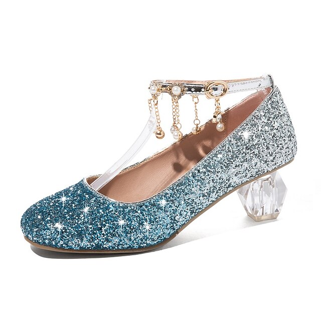 Chica Tacones Zapatos para niña florista PU Niños grandes (7 años +)  Regalos de Navidad Boda Hebilla Azul Piscina Rojo Dorado Otoño Primavera  8868521 2022 – $53.67