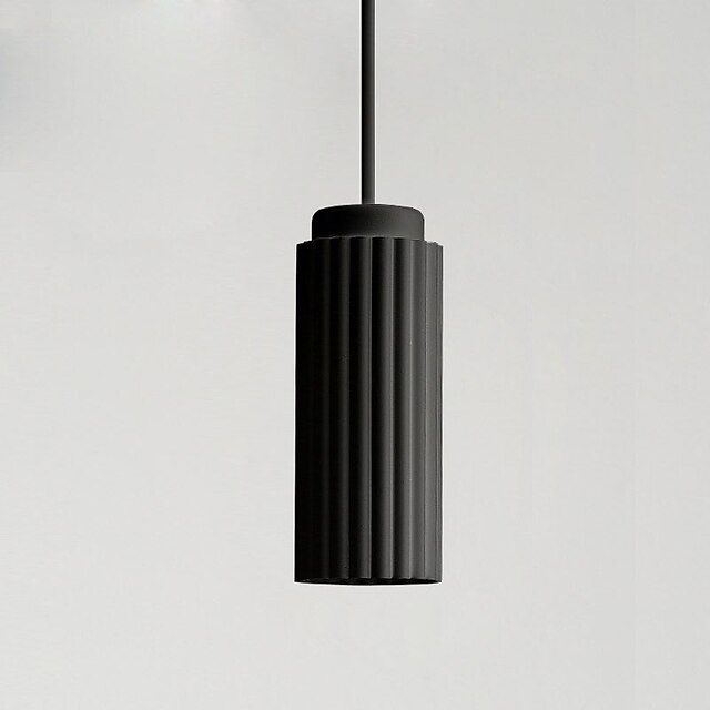 Lights & Lighting Pendant Lights | 6.5 cm Geometric Shapes Pendant Light Metal Formal Style Cylinder Painted Finishes LED Modern