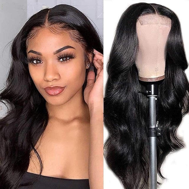 Beauty & Hair Wigs & Hair Pieces | Body Wave Wigs Lace Closure Human Hair Wigs for Black Women Brazilian Virgin Hair Glueless Pr