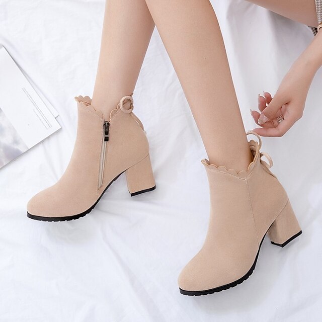 Womens Sparkle Pearl Wedding Ankle Boots Trendy Close Toe Chunky Mid Heel Zipper Dress Short Booties Womens Sparkle Pearl Wedding Ankle Boots Trendy Close Toe Chunky Mid Heel Zipper Dress Short Booties