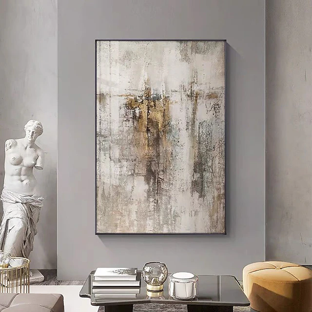 Oil Painting Hand Painted Vertical Abstract Landscape Contemporary ...