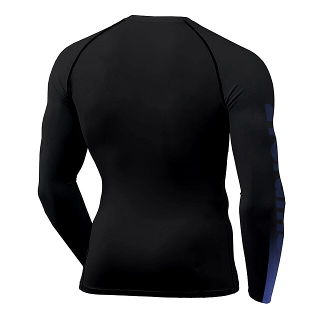 Sports & Outdoors Running, Jogging & Walking | 21Grams Mens Long Sleeve Compression Shirt Running Shirt Top Athletic Athleisure 