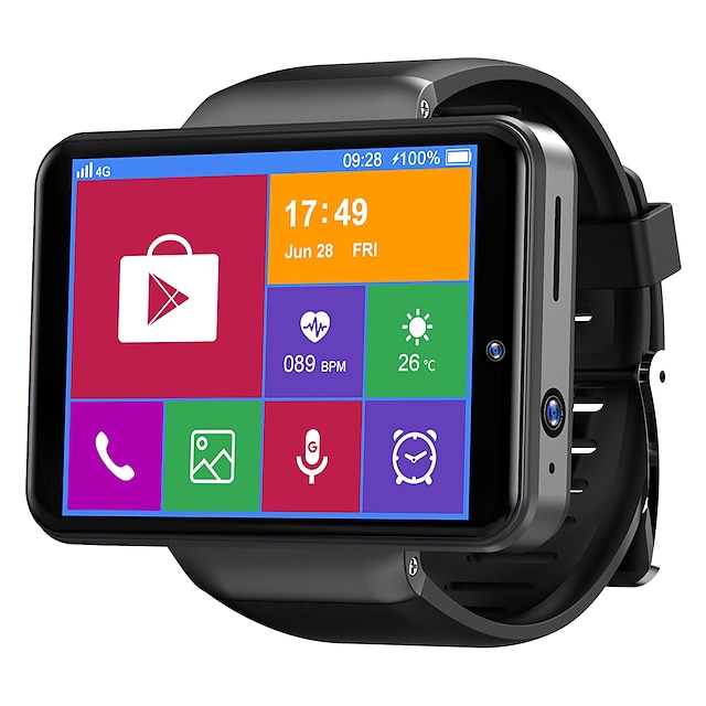  ticwris max s smart watch שעון חכם 2.4 אינץ' שעון ריצה כושר 4g lte שעון חכם סלולרי טלפון 4g מד צעדים תזכורת שיחות תזכורת פעילות גשש תואם סמסונג men gps דיבורית