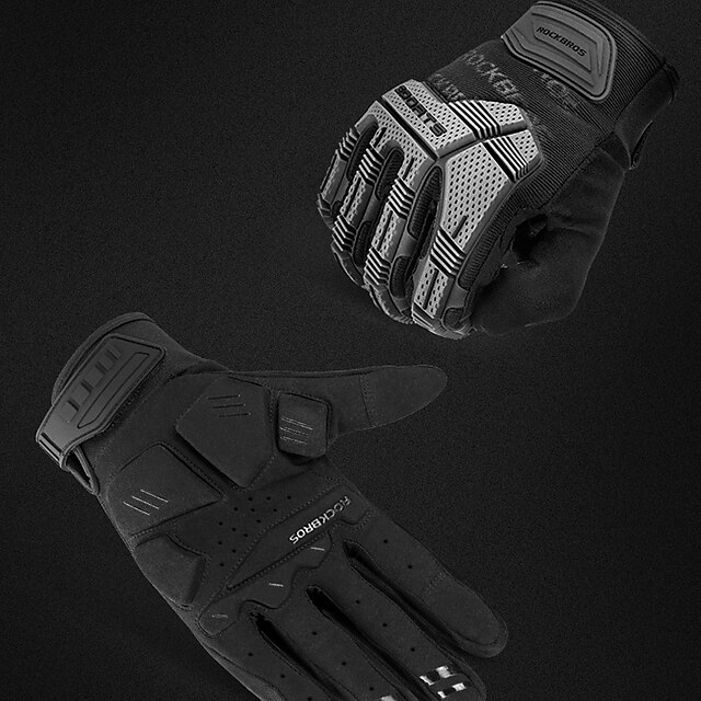 ROCKBROS Winter Gloves Bike Gloves Cycling Gloves Touch Gloves with 6MM