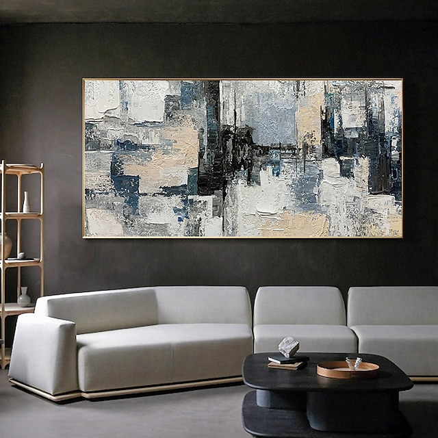 Home & Garden Wall Art | Manual Handmade Oil Painting Hand Painted Horizontal Panoramic Abstract Famous Modern Realism Rolled Ca