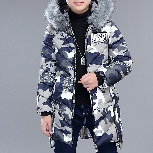 boys fur collar jacket