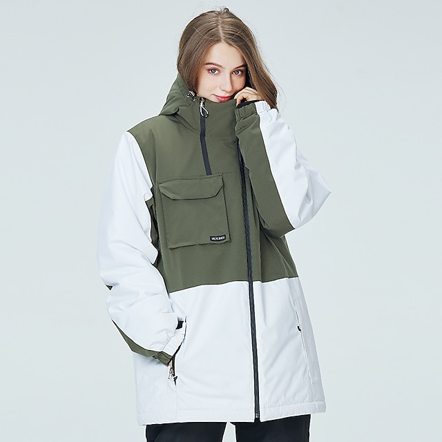  Ανδρικά Γυναικεία hoodie σακάκι Μπουφάν για σκι Εξωτερική Χειμώνας Διατηρείτε Ζεστό Αδιάβροχη Αντιανεμικό Αναπνέει Με Κουκούλα Αντιανεμικά Χειμωνιάτικα μπουφάν για