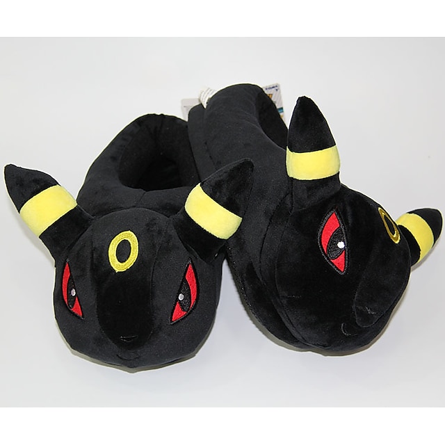 Toys & Hobbies Cosplay & Costumes | PIKA PIKA Slippers Masquerade Mens Womens Couples Movie Cosplay Anime Cosplay Black Brown Ye