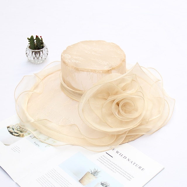 

Women's Classic Timeless Bucket Hat Sun Hat Party Dailywear Holiday Floral Floral Wine Beige Hat Portable Windproof Comfort