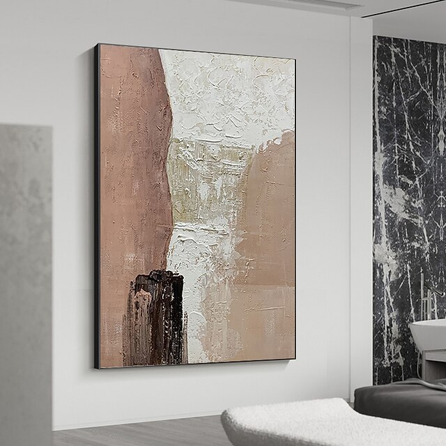Manual Handmade Oil Painting Hand Painted Vertical Panoramic Abstract ...