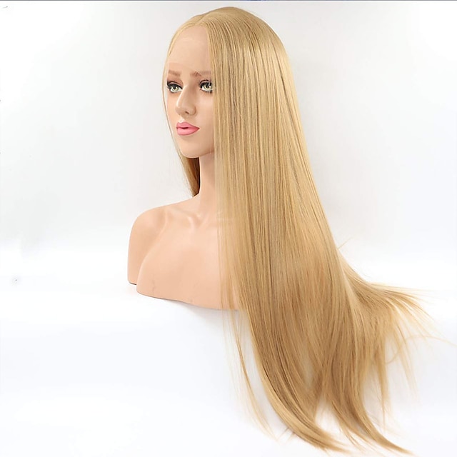 synthetic lace front wigs straight