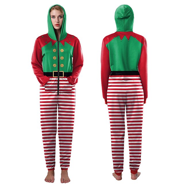 Elfo Pijamas de navidad Adulto Especial Navidad Navidad Poliéster Pijama Mono / Mujer / Pareja 8915553 2023 – €54.59