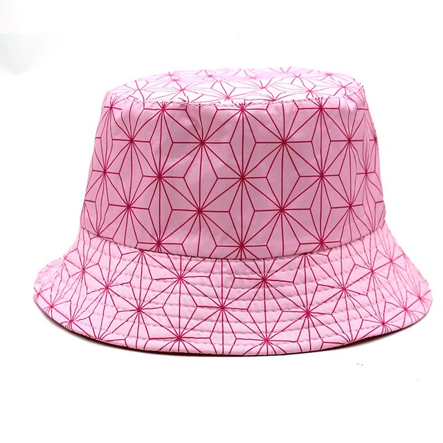  Kamado Nezuko Kamado Tanjirou Chapeau Chapeau de pêcheur Imprime Géométrique Pour Couple Homme Femme Adulte Impression 3D