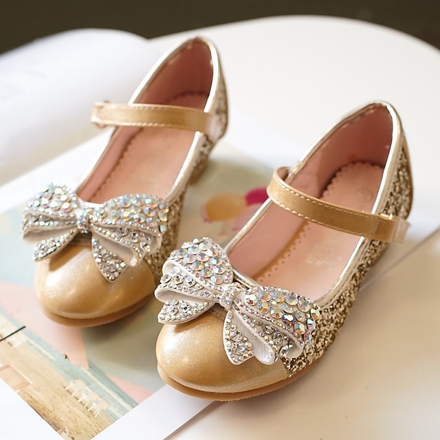 Shoes & Bags Kids Shoes | Girls Heels Glitters PU Big Kids(7years +) Little Kids(4-7ys) Wedding Crystal / Rhinestone Sequin Blue