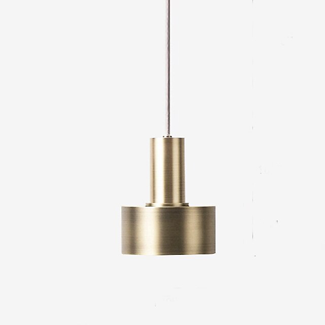 Lights & Lighting Pendant Lights | 12 cm Single Design Pendant Light lLED Dining Room Bedroom Warm White Metal Painted Finishes 