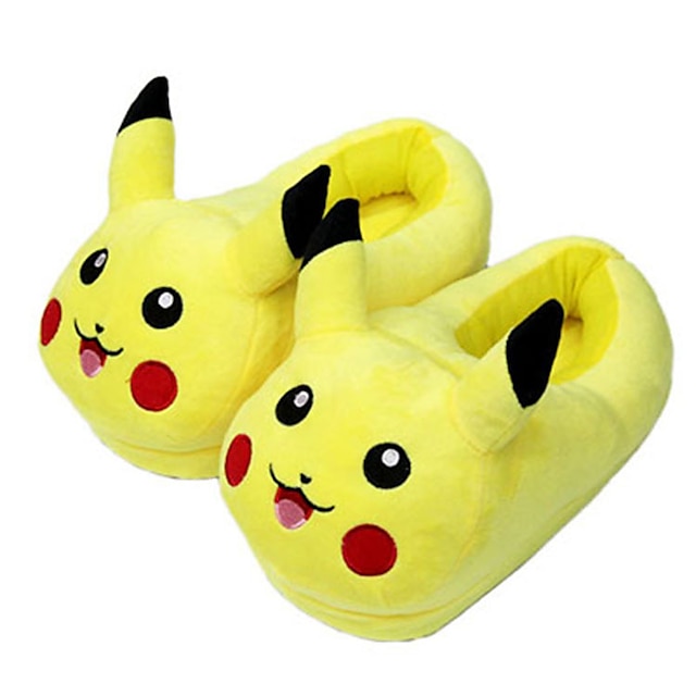 Toys & Hobbies Cosplay & Costumes | PIKA PIKA Slippers Masquerade Mens Womens Couples Movie Cosplay Anime Cosplay Black Brown Ye