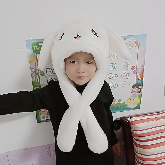 Toys & Hobbies Cosplay & Costumes | Kids Hat Rabbit Bunny Onesie Pajamas Polar Fleece Pink / Green / White Cosplay For Boys and 