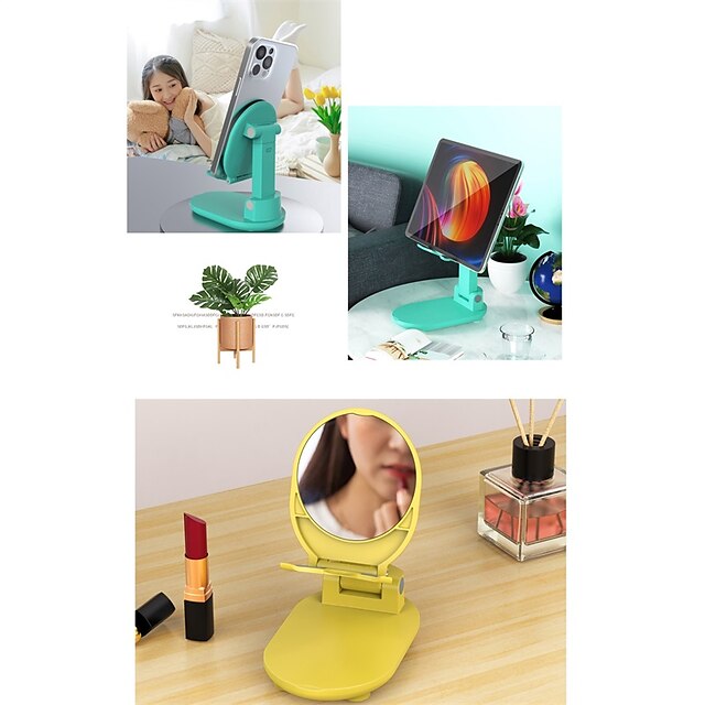 Phones & Accessories Phone Mounts & Holders | Phone Stand Portable Foldable Adjustable Phone Holder for Home Desk Office Compati