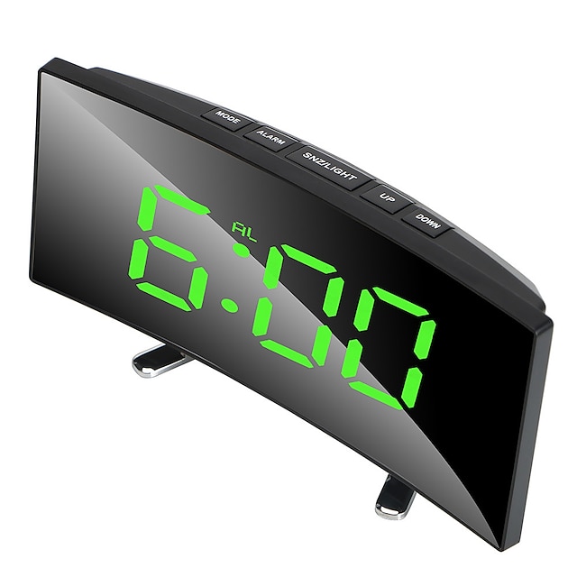 T39 Eye Protection Green Red White Digital Alarm Clock Dimmabl Table