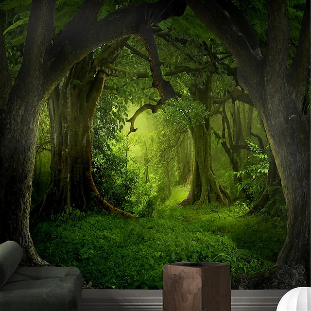  Mural Wallpaper Wall Sticker Covering Print  Peel and Stick  Removable Self Adhesive Secret Forest PVC / Vinyl Home Decor