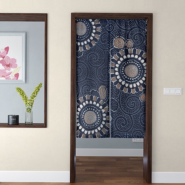 Home & Garden Home Decor | Japanese Style Door Curtain Entrance Partition Half Curtain Fabric Curtain Living Room Bed Room Kitch