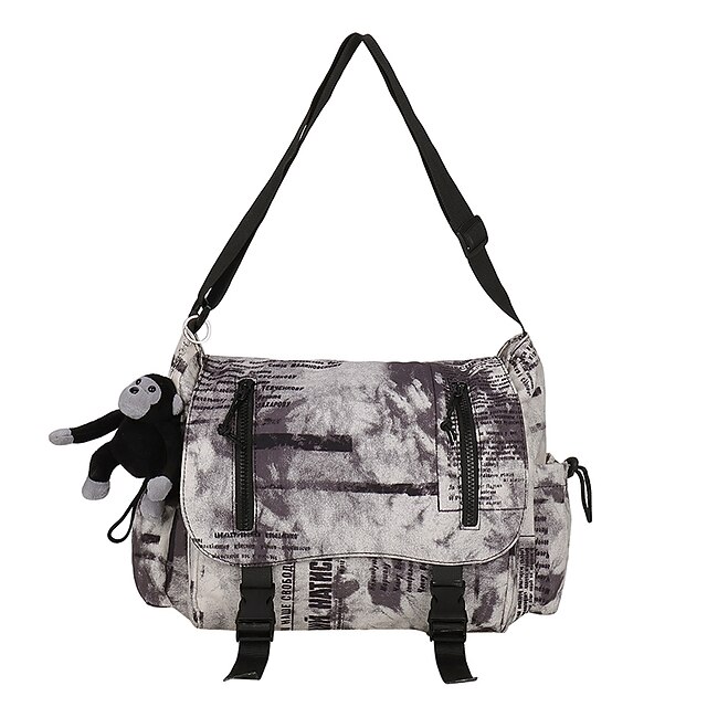 Hombre Mujer Bolsos Paño Oxford Lona Portafolios Bandolera Cremallera  Cosecha Diario Exterior Bolso de Mensajero Azul Piscina Negro Caqui 8921873  2022 – $26.67