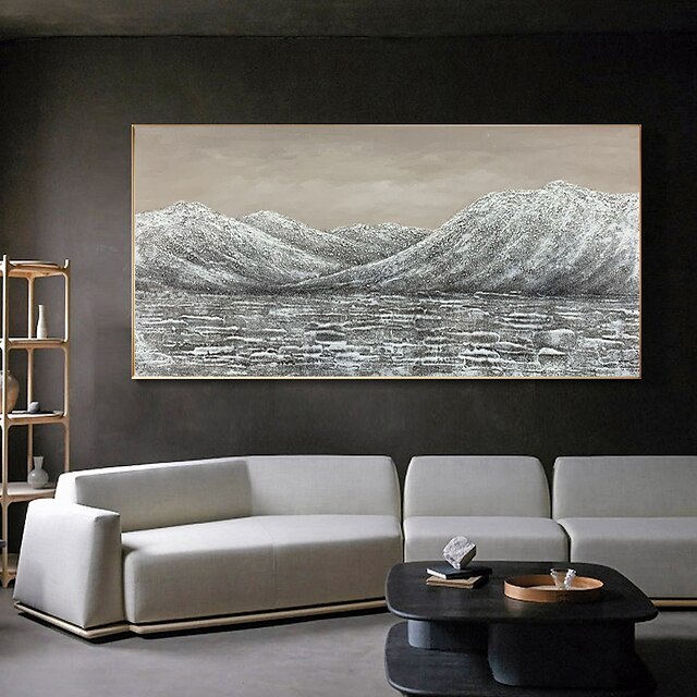 Home & Garden Wall Art | Oil Painting 100% Handmade Hand Painted Wall Art On Canvas Horizontal Panoramic Abstract Landscape Mode