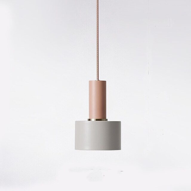 Lights & Lighting Pendant Lights | 12 cm Single Design Pendant Light lLED Dining Room Bedroom Warm White Metal Painted Finishes 