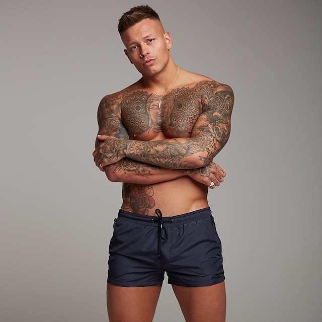  Per uomo Pantaloncini da corsa Pantaloncini Running A cordoncino Pantaloni Traspirante Leggero Asciugatura rapida Allenamento in palestra Corsa Jogging abbigliamento sportivo Abbigliamento sportivo