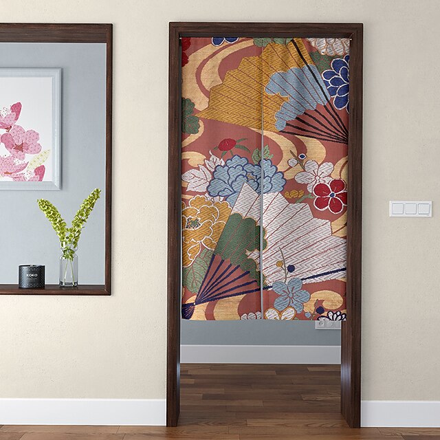 Home & Garden Home Decor | Japanese Style Door Curtain Entrance Partition Half Curtain Fabric Curtain Living Room Bed Room Kitch