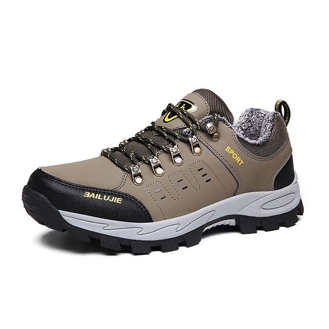 Voor heren Sportschoenen Sportief Buiten Trektochten Microvezel Synthetisch  Leger Groen Grijs Khaki Winter 8910332 2022 – $42.91