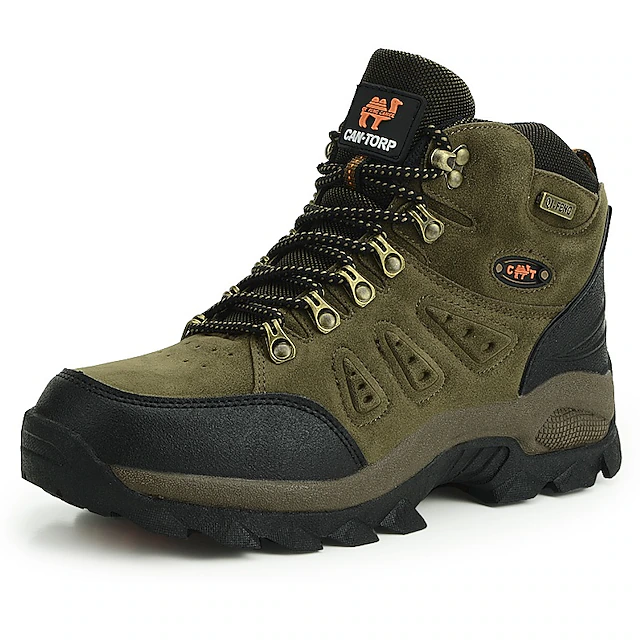 Men's Rugged Breathable Hiking Boots - Perfect for Outdoor Adventures and Trail Hiking with Anti-Slip Sole 13