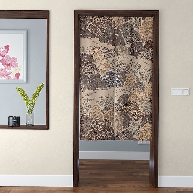 Home & Garden Home Decor | Japanese Style Door Curtain Entrance Partition Half Curtain Fabric Curtain Living Room Bed Room Kitch