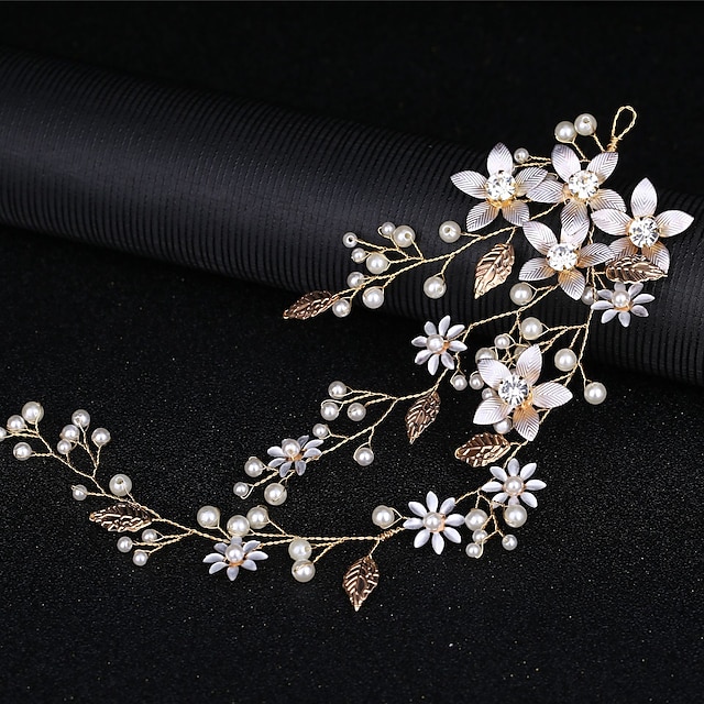  Headbands Headdress Headpiece Alloy Wedding Special Occasion Wedding Bridal With Crystals Crystals / Rhinestones Headpiece Headwear dress to impress