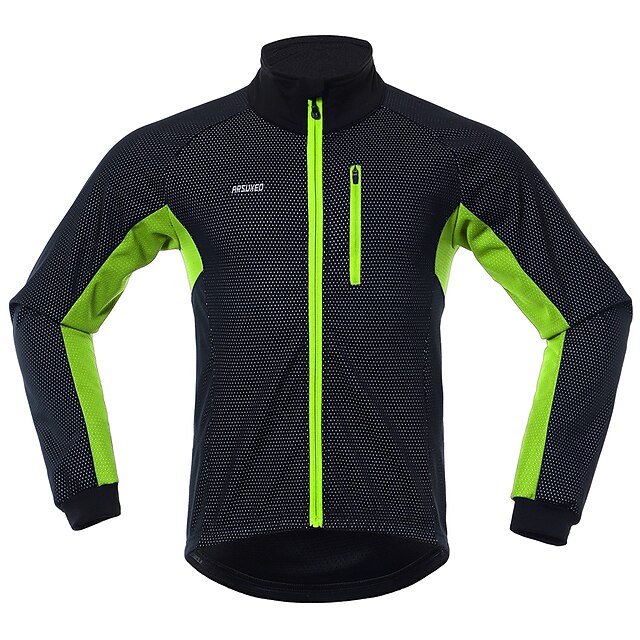 Men's Cycling Jacket Winter Thermal Warm Waterproof Windproof Cycling