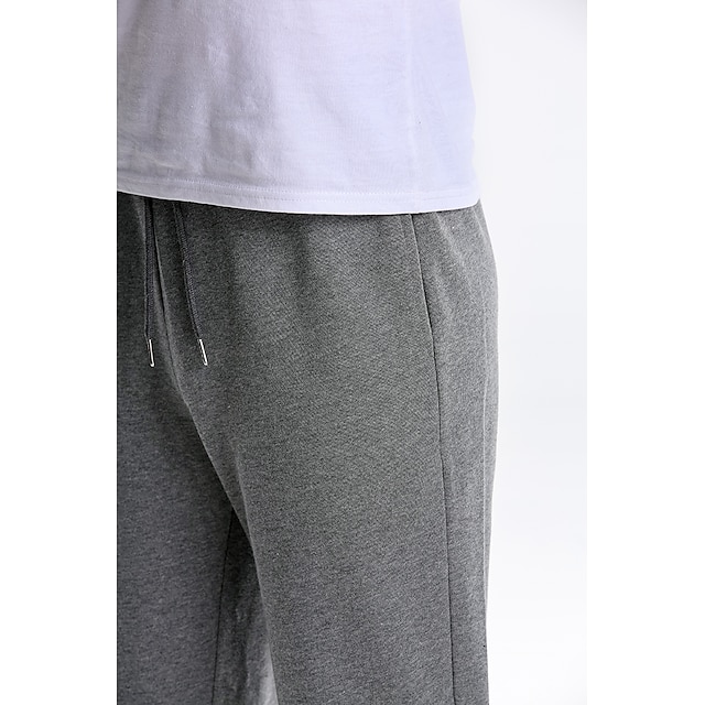 Men's Casual Chino Chinos Pocket Full Length Pants Casual Micro-elastic ...