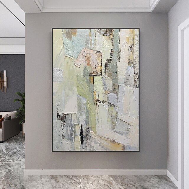 Manual Handmade Oil Painting Hand Painted Vertical Panoramic Abstract Famous Modern Realism Rolled Canvas (No Frame) 6