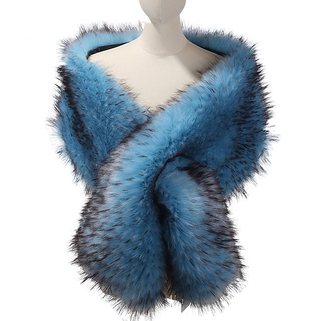 Women's 1920s Faux Fur Shawl The Great Gatsby Classical Retro Vintage ...