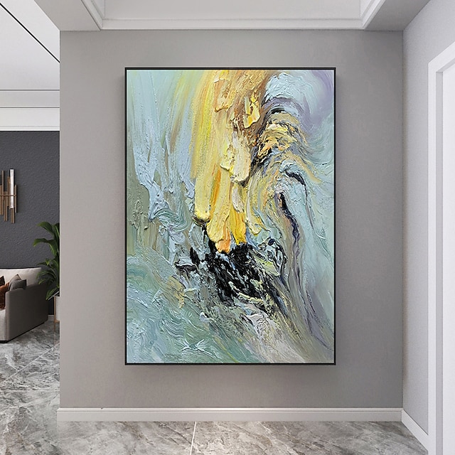 Home & Garden Wall Art | Manual Handmade Oil Painting Hand Painted Vertical Panoramic Abstract Famous Modern Realism Rolled Canv